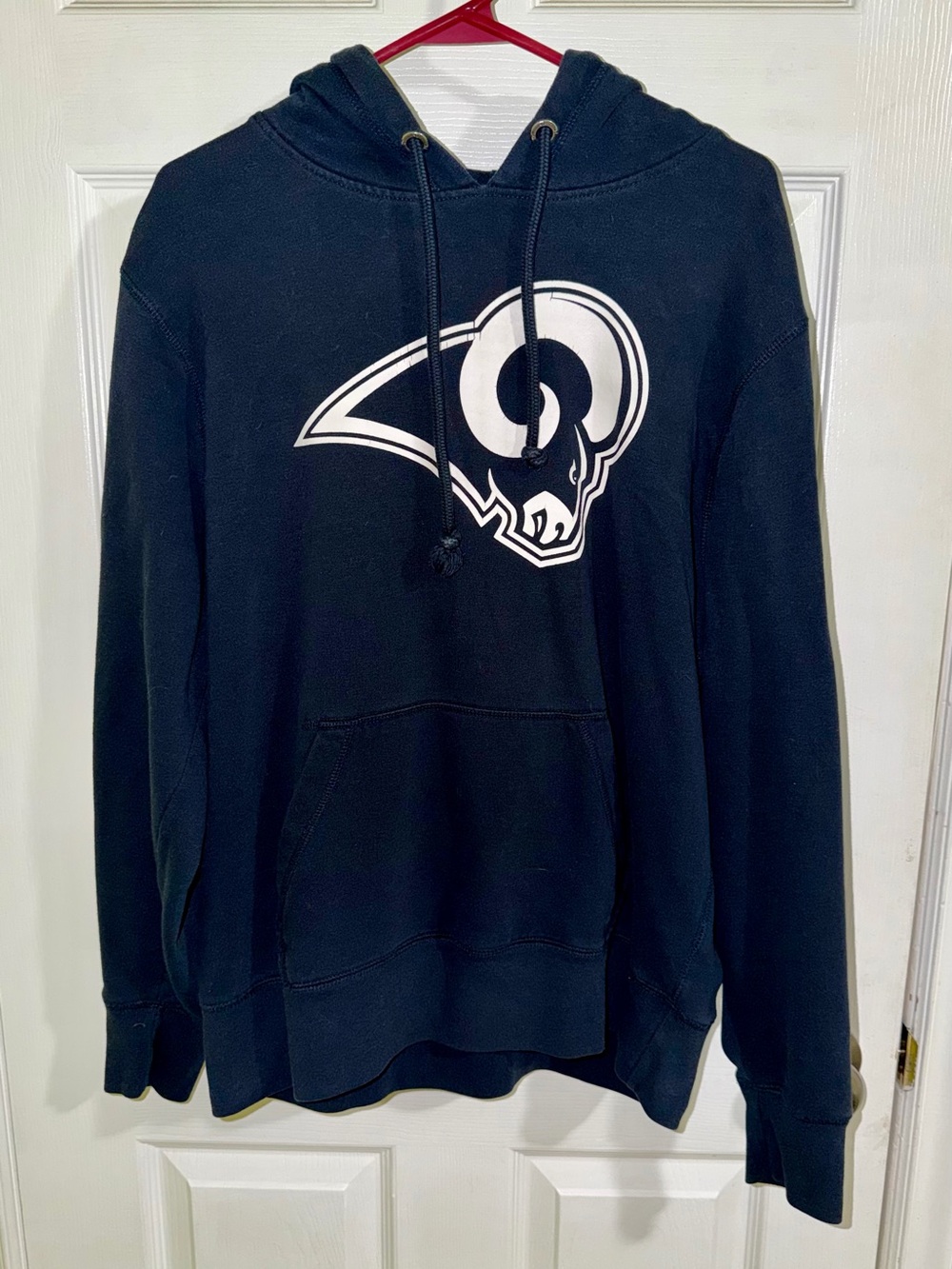Los Angeles Rams Hoodie Navy Blue Men’s Large NFL ‘47 Brand